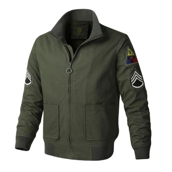

men039s jackets thoshine brand spring autumn 100 cotton men pilot bomber cargo male fashion outerwear jacket patch epaulet cas2678269, Black;brown