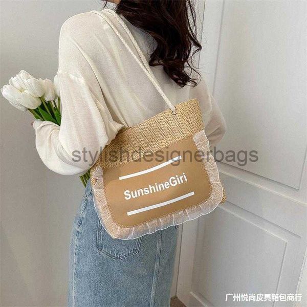 

shoulder bags this year's popular straw woven bag for women's 2023 summer new large capacity shoulder bag ins fashion versatile to