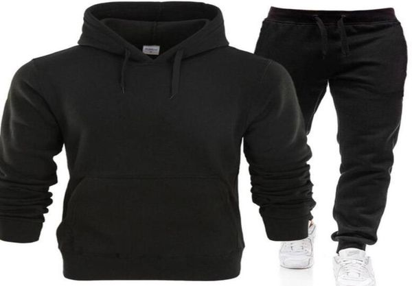 

699mens fashion new men tracksuit sweat suits sports suit men hoodies jackets tracksuits jogger suits jacket pants sets67394329902259, Gray