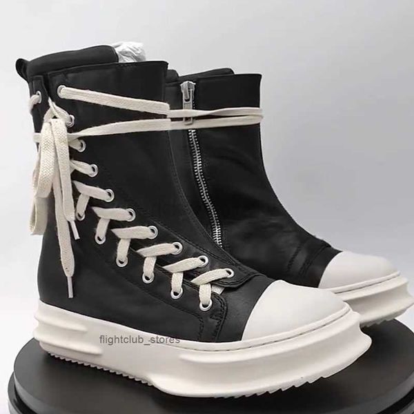 

sneakers ricks owns ownes owenes sneaker owens sneakers men's casual 28lm shoes high short men's boots vintage women's, Black