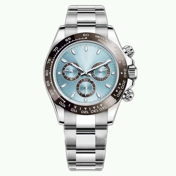 

fashion mens watch, famous brand watch mechanical watch 40mm leisure sports sapphire glass waterproof lens watch all stainless steel waterpr, Slivery;brown