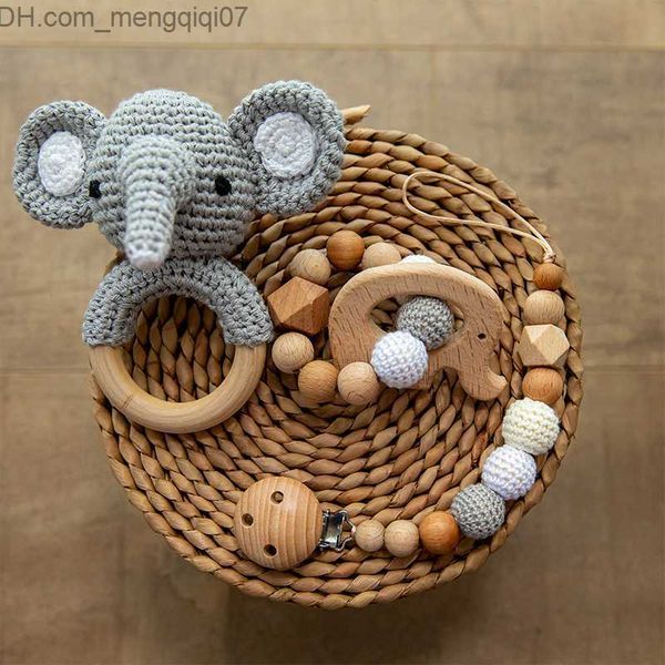 

pacifier holders clips# 3 pieces/set baby wood music ratchet elephant bell teeth bracelet pacifier clip gym game cart toy mobile stand toy z