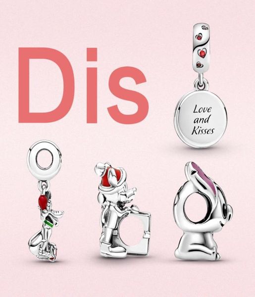 

925 silver stitch charm bead jewelry original fit bracelet women jewelry loved gift4391455, Black