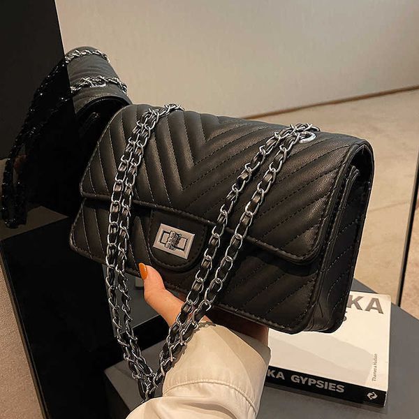 

fashion classic chain crossbody bag ladies small square bag 0809