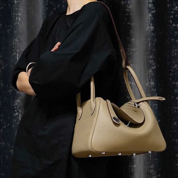

luxury h ermes lindiss bags for sale the first layer of cow leather doctors medicine bag light luxury lychee pattern lindi shoulder handbag
