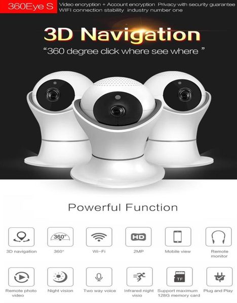 

1080p ptz wifi home security ip camera two way audio wireless mini camera night vision cctv wifi camera baby monitor 360eyes203f8564546