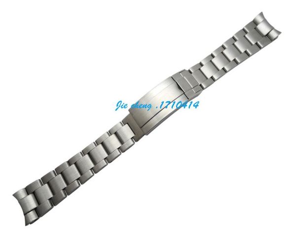 

for rol watch 20mm 21mm the grind arenaceous new men curved end watch band strap bracelet stainless steel band6262830, Black;brown