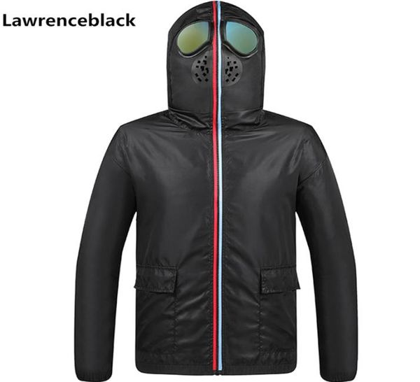 

jacket men hood with glasses personality wear hunting outdoor coats male outerwear tactical motorcycle cycling windbreaker 2011199890465, Black