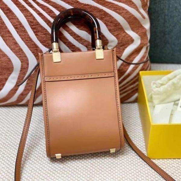 

evening bags luxury genuine leather women's handbag unique double handled single shoulder bag highend crossbody 230803