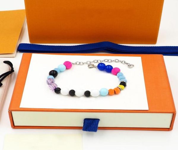 

designers bangle pearl bracelet monogram flower luxurys letter pattern buckle jewelry women mens bracelets with box3701776, Black