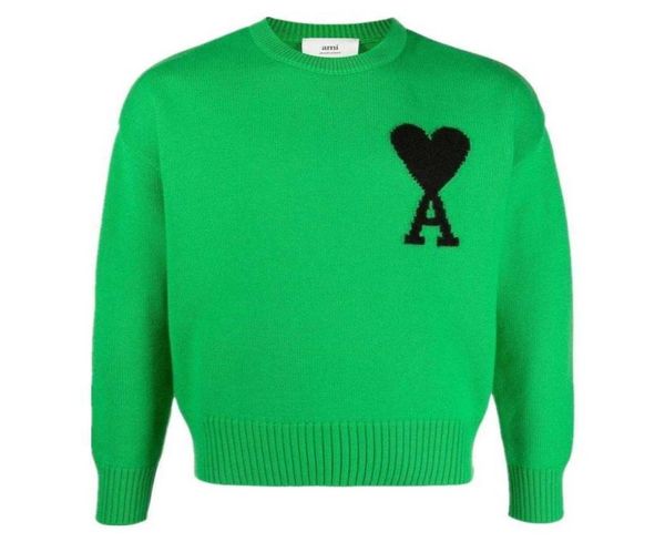 

designer falwinter sweater cardigan heart aimiis trendy originaalexandre mattiussi spring embroidery letter a shirt 2oho7407408024046, White;black