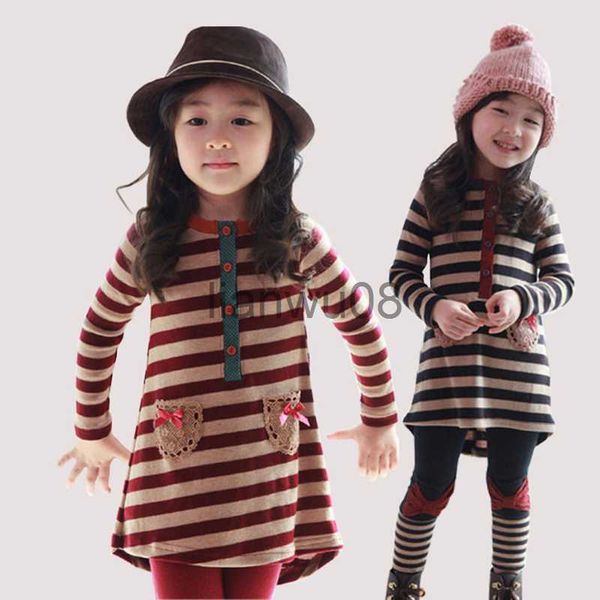 

clothing sets baby girl spring autumn new clothes sets girls bow cotton striped long sleeve tshirt pant 2pcs kids fashion suits 39 years x08, White