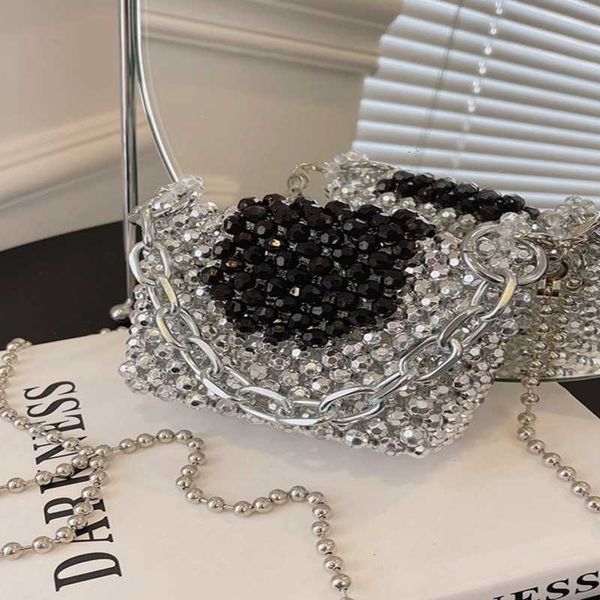 

unique niche design bag spring and summer new ladies chain crossbody bag mini coin purse