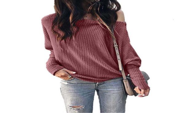 

autumn off shoulder sweater women knitted sweater pullover jumper women ladies long sleeve ladies sweater knitwear women 2109286633566, White