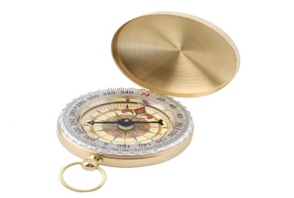 

2016 new outdoor hiking camping accessories classic brass pocket watch style camping compass hiking 6879176