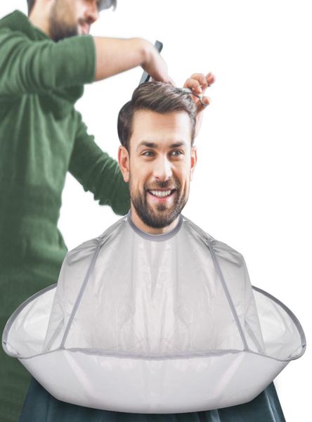 

foldable hair cutting cape cloak haircut scarf waterproof perm trimming cover umbrella tool1836692