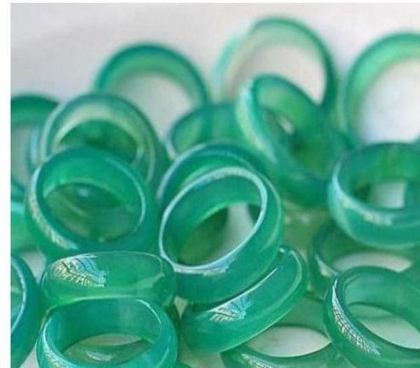 

100 natural fine jade in myanmar mix size ring 10pcs yyb06983709, Silver