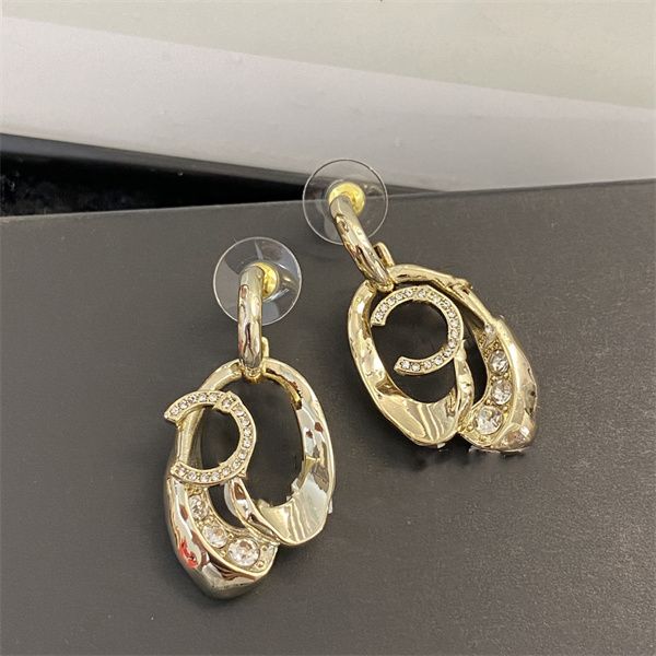 

high-quality gold earrings stud c earing luxury women ccity diamond pearl earring designer jewelry woman 787845, Golden;silver