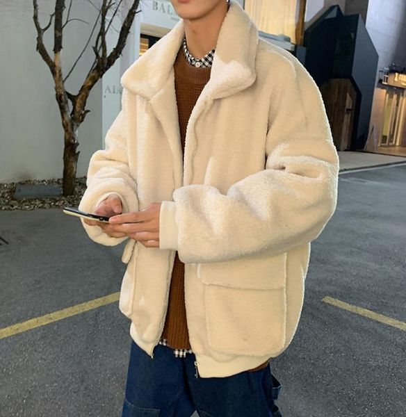

men039s casual oversized men parka warm coat 2020 winter new woman fashion clothing korean streetwear male parkas1464127, Black