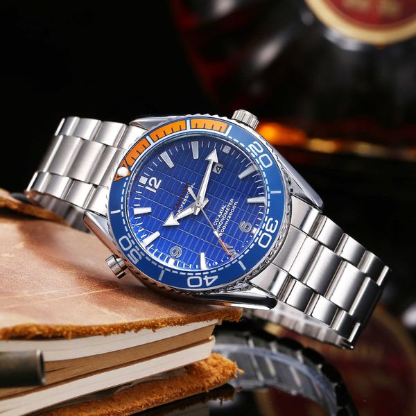 

watches quartz watch oujia haima three needle 007 fashion men's trend, Silver