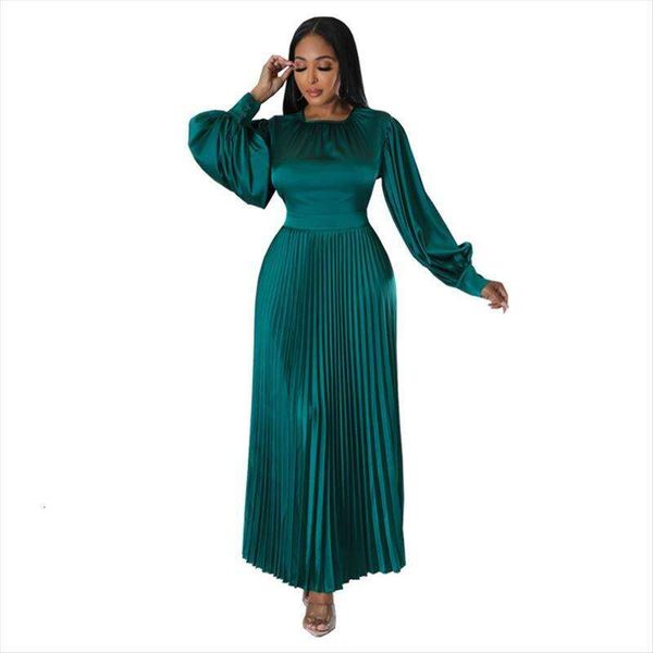 

womens clothing autumn and winter sell plated round collar long dress, Black;gray