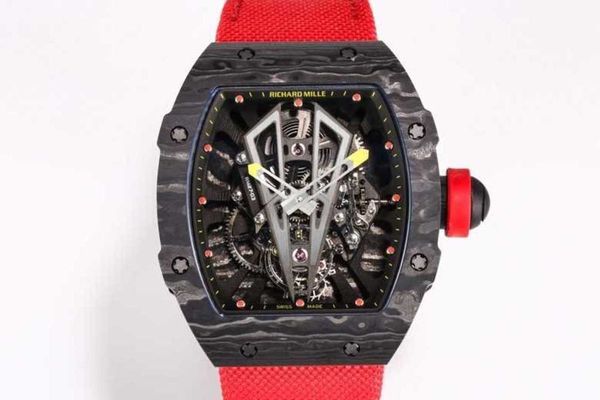

rm27-02 active tourbillon watches bbr factory high-end quality mechanical uhr ntpt all carbon fiber case montre richar luxe mtof, Slivery;brown