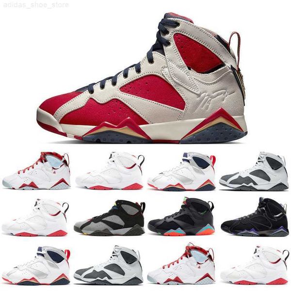 

7 7s mens basketball shoes new sheriff in town trophy room z mist bordeaux citrus barcelona nights men trainers sports sneakers sneaker 40-4, Black