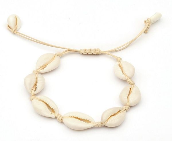 

handmade natural seashell hand knit bracelet shells bracelet women accessories beaded strand bracelet jewelry friendship2657094, Golden;silver