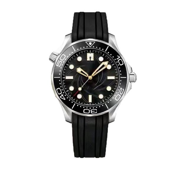 

mechanical extravagant watch fashion leisure omge model seahorse series stainless steel sports dial deep sea meters expensive watches watch, Slivery;brown