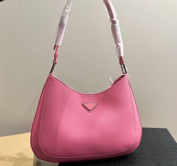 

women cleo handbags shoulder bag purse underarm hobo bags lady leather tote luxurys handbag moon bag solid color bogg bag