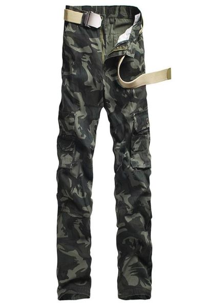 

mens camouflagetrousers cargo pants casual sweat outdoor sports pants spring autumn clothes plus size army green bran8799882, Black