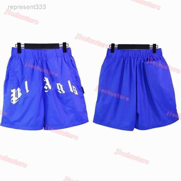 

mens shorts designer men womens palm short pants letter printing strip webbing casual five-point clothes summer beach angels clothing size s, White;black