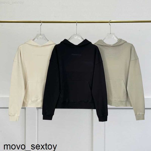 

hoodie sweatshirt fashion classic eentials hoodie sweatshirts simple flocking small letter oversized hip hop loose pullover, Black