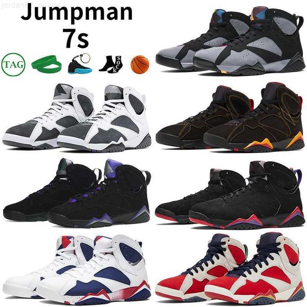 

high-quality 2023 new 7s basketball shoes designer men women sports shoe high-sneakers bordeaux flint trophy room true red tinker alternate, Black