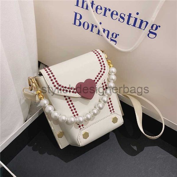 

shoulder bags summer small bag 2020 new fashion wide shoulder strap crossbody bag women's ins texture pearl one shoulder small square b