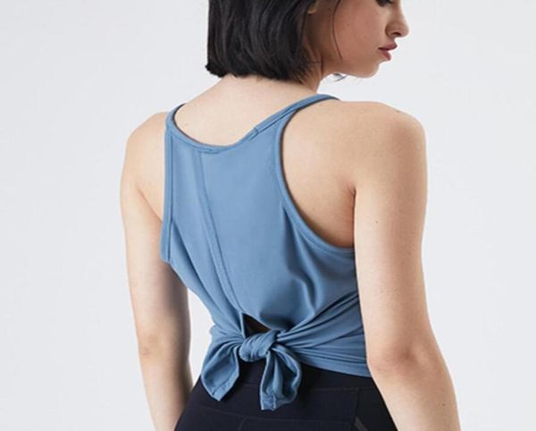 

yoga vest women naked feeling skin moisture absorption and perspiration sports blouse leisure running fitness split back fashi1787911, White