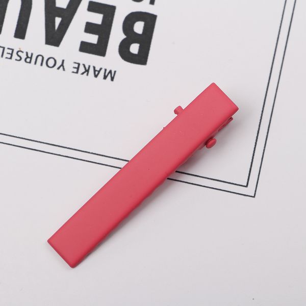 

4.5cm matte color korean version solid color hair clip female small fresh net red simple side clip sweet girl duck beak clip