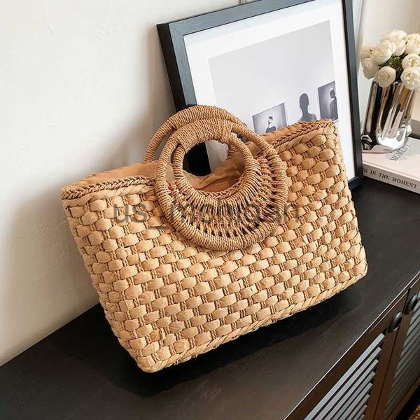 

evening bags boho straw bag women summer handbag half moon shape rattan woven shopper bag large capacity beach bag vacation tote bag female