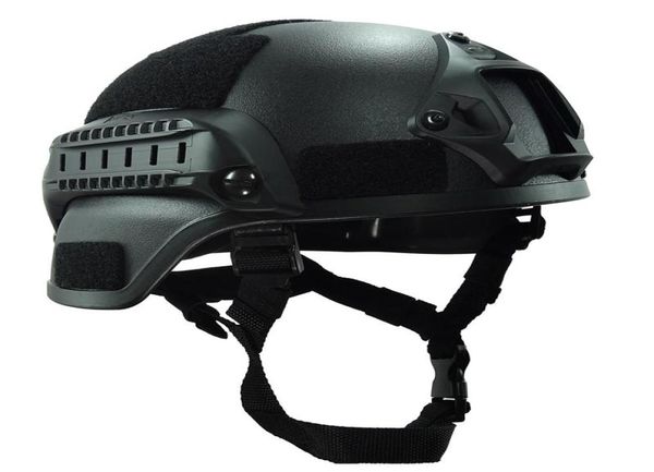 

military mich 2000 tactical helmet gear paintball head protector with night vision sport camera mount outdoor hats8257774, Black;white