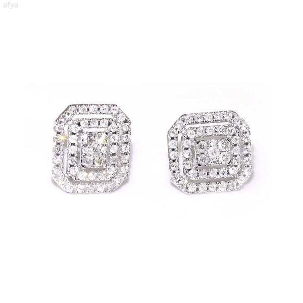 

fine diamond stud 18k gold ring shape statement, Golden