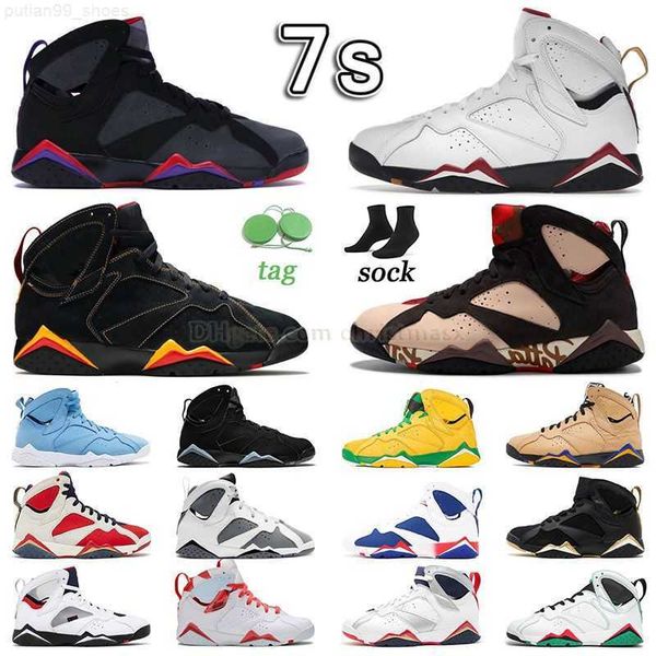 

jumpman 7 7s raptor basketball shoes mens womens fashion pantone cardinal sapphire metallic gold citrus tinker alternate sneakers sports tra, Black