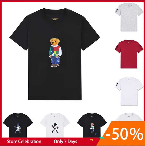 

tshirts designers fashion t shirts ralphs polos mens women t-shirts tees man s casual chest letter shirt luxurys clothing sleeve summer 202, White;black