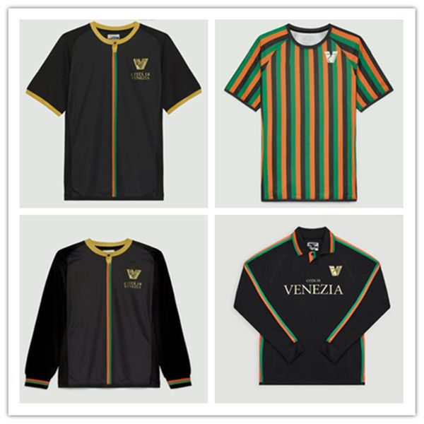 

21 22 23 24 venice football jersey golden jersey aramu forte venice 2023 24 busio football shirt home and away 3rd adukt children's uni, Black;yellow