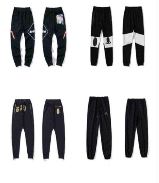 

men039s pants 2021 mens sport pants space cotton trousers men tracksuit bottoms joggers tech fleece camo running pant9945107, Black