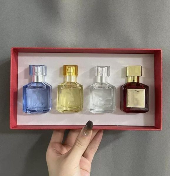 

4pcsset perfume for womenmen rouge 540 antiperspirant deodorant edp spray 30mlx4 natural cologne eau de parfum long last8230610