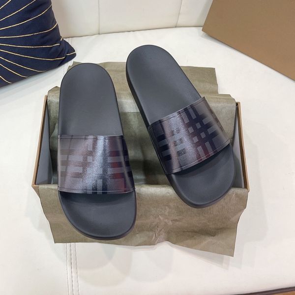 

designers sandals women slipper flat slides flip flops classics summer genuine triangle leather outdoor 0804, Black