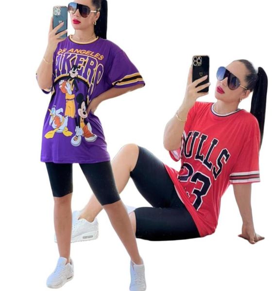 

two piece jersey set women designer tracksuits summer tie dye print outfits casual t shirt shorts jogger sport suit fashion oneck7965125, Gray