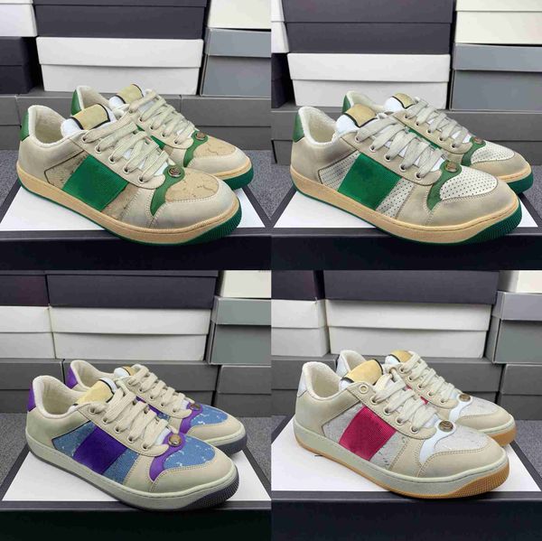 

casual shoes italy screener dirty designer og canvas sneakers beige butter luxurys classic vintage red blue stripe rubber leather distressed
