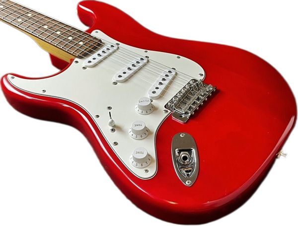 

highway one st left handed red electric guitar as same of the pictures