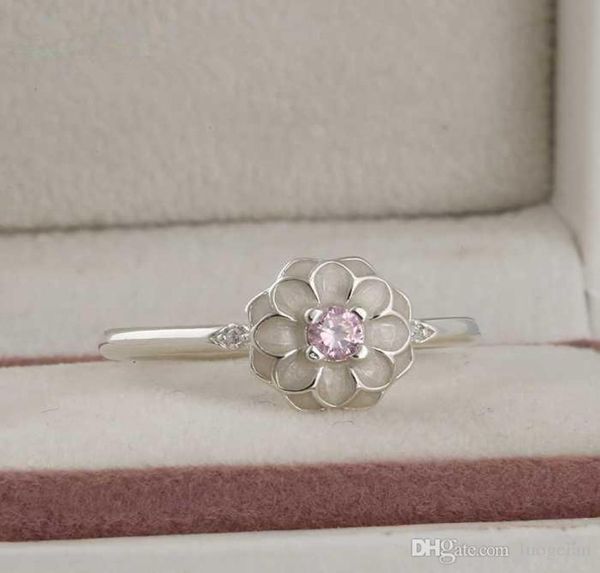

compatible with jewelry ring silver cream enamel & crystal rings 100% 925 sterling silver jewelry wholesale diy for women4047341